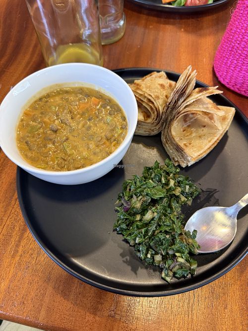 Lentil curry  at Lava Latte in Nairobi