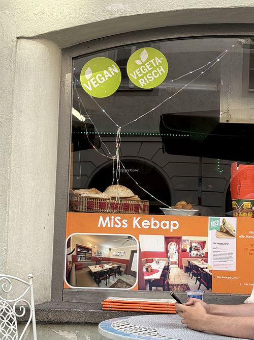 Advertising vegan! Good sign.  at MiSs Döner  in Innsbruck