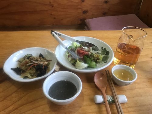 fist course! yummy jhap chae  at Baru in Gyeongju