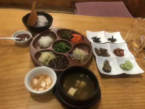 bibimbap and tofu soup   at Baru in Gyeongju