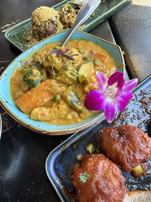 Vegetable coco curry   at Mandala Indian Cuisine in Saratoga