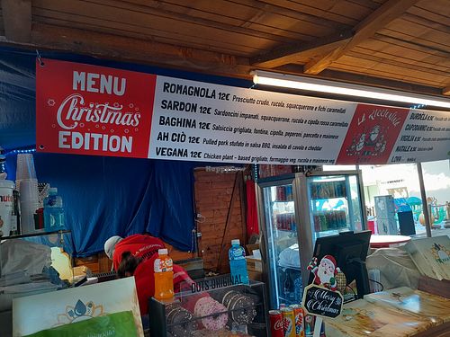 Piadina romagnola vegana at La Riccionina in Riccione