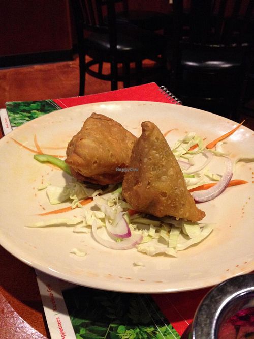 Samosas at Karaikudi Palace in Scottsdale