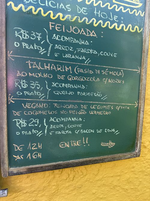 Vegan option for that day   at Casa do Sol Atelier in Rio De Janeiro