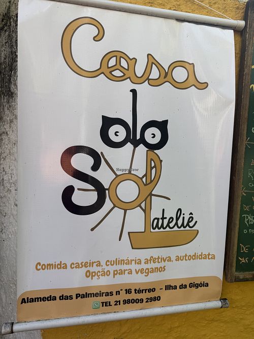 Sign  at Casa do Sol Atelier in Rio De Janeiro
