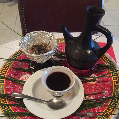 THE BEST Ethiopian coffee at Abyssinia in Louisville