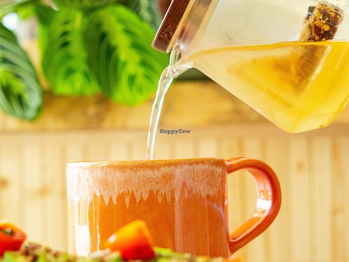 A wide range of teas, speciality coffee, smoothies and other refreshing drinks are available too! at Vida Verde in Tarifa