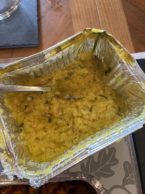 Tarka daal   at Anisha Tandoori Rothbury in England