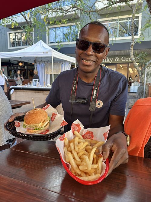 Tasty tofu burger in Manly   at Benbry Burgers Manly in Manly