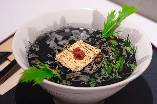 Premium Hemp Charcoal Soymylk Ramen   at Towzen - Sydney in Sydney