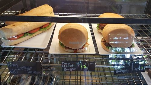 Burgers at Krush Juice Lounge in Apia