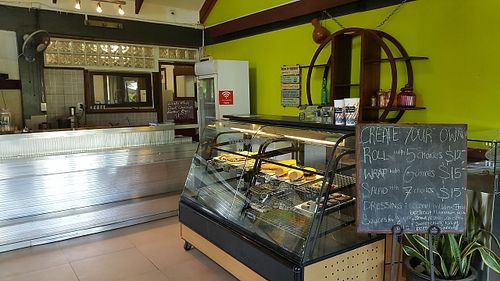 Counter at Krush Juice Lounge in Apia