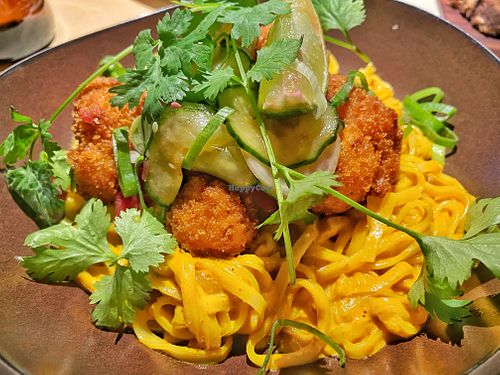 Battered cauliflower  at Vegan Restoran V in Tallinn