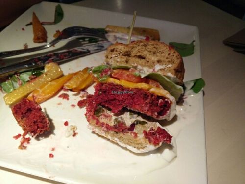 Great Burger at Vegan Restoran V in Tallinn