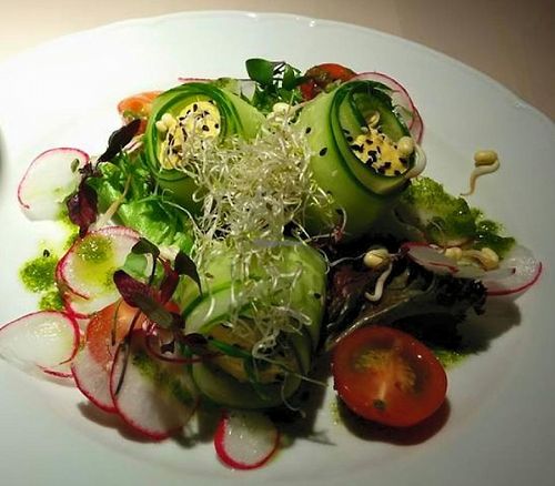 Salad at Vegan Restoran V in Tallinn