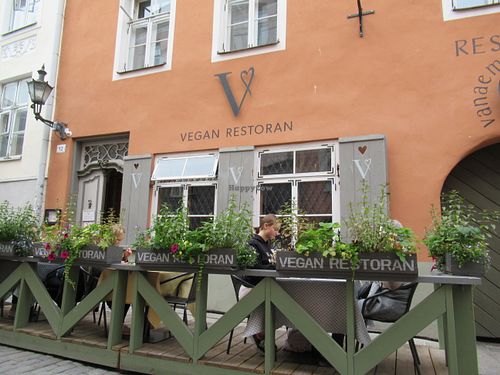 exterior at Vegan Restoran V in Tallinn