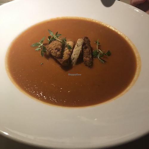 Best soup ever at Vegan Restoran V in Tallinn