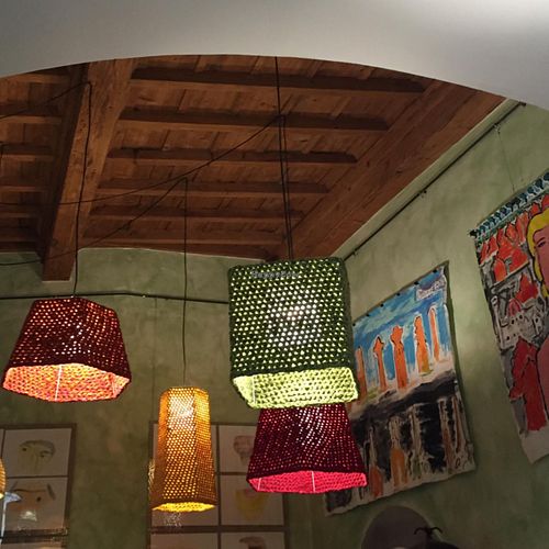 lamps  at Miso di Riso in Florence
