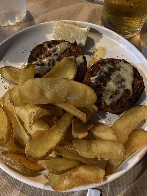 Vegan beefteki  at Aperitto Food & More in Agios Georgios