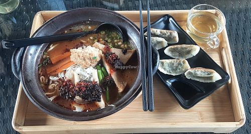 Vegan set at Takesan Miso Ramen - River Garden in Ulaanbaatar