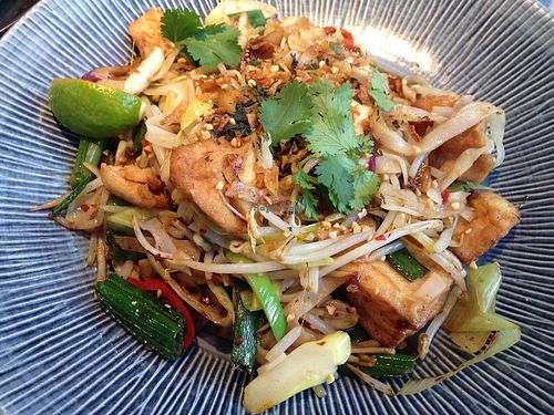 Pad thai at Wagamama in Cardiff