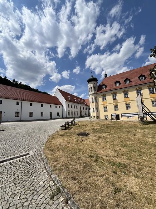 Planstetten Monastery with organic farming  at Klosterschenke Plankstetten in Beilngries