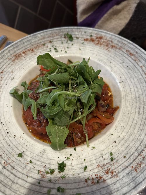 Pasta vegan special  at Mamma Mia in Bradford