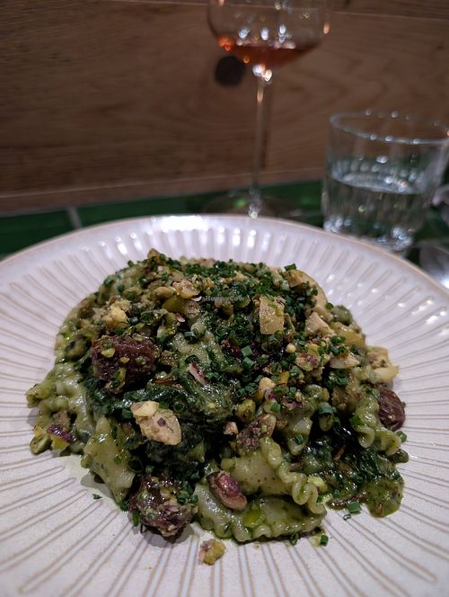 Pistachio pesto malfadine pasta at HUMBUG in Newcastle