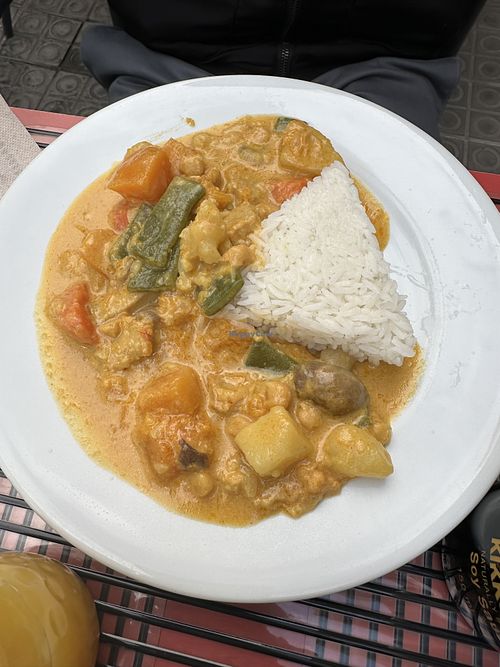 Curry  at Tast i mes Natural in Barcelona