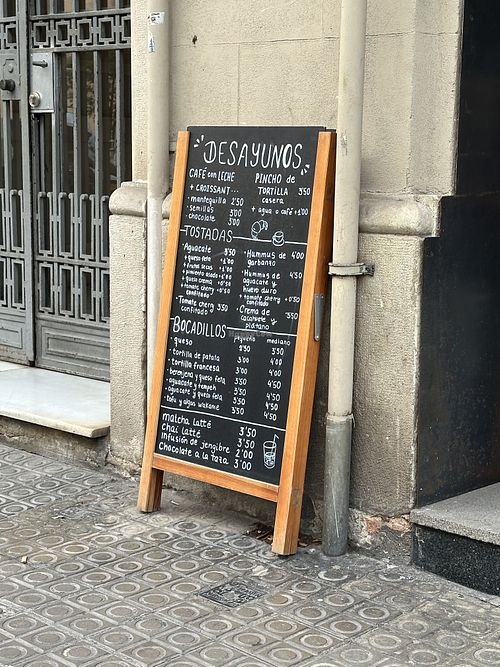 Menu 2  at Tast i mes Natural in Barcelona