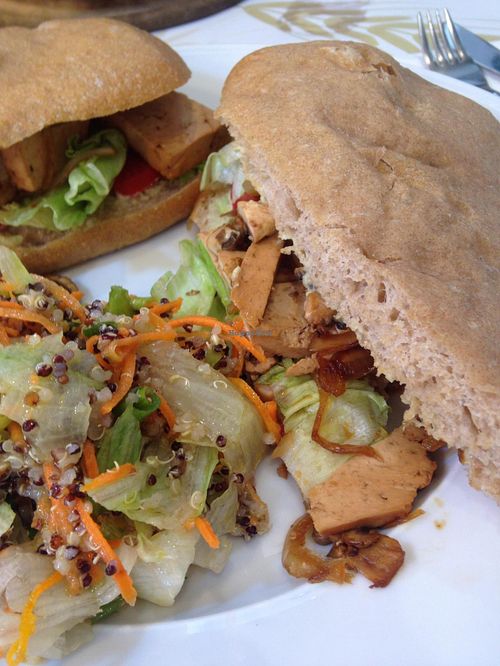 Vegan Sandwich at Cafe Louise in Tel Aviv