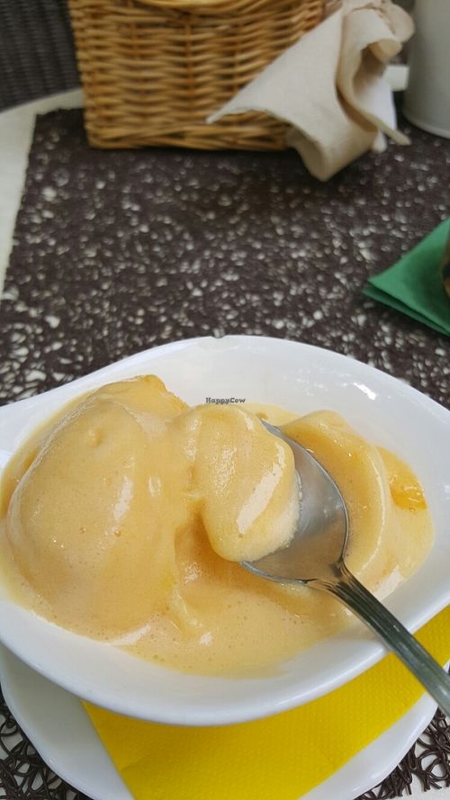 dessert at Temple Natura in Mallorca