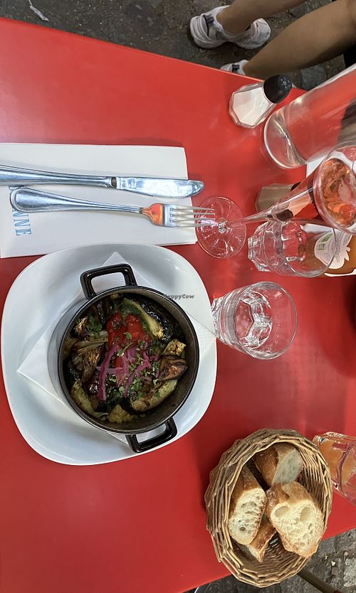 Lentils vegan dish of the day  at CAFÉ RESTAURANT SUZANNE (Purple Food) in île-de-france