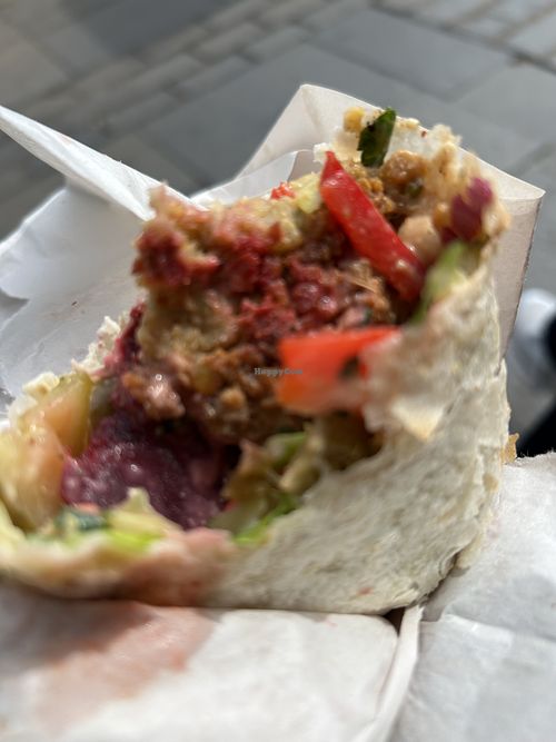 Falafel wrap   at Belfalafel  in Belfast