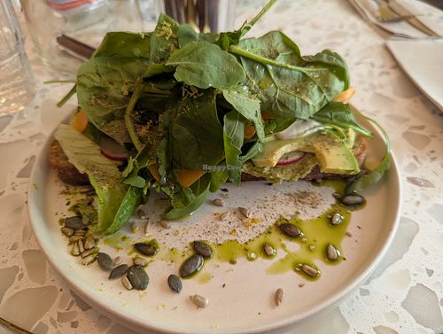 Vegan toast at Augusto Lisboa - Belém in Lisbon