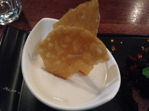 Coconut and kaffir lime blancmange. at Vivo Bar and Grill in Palm Cove