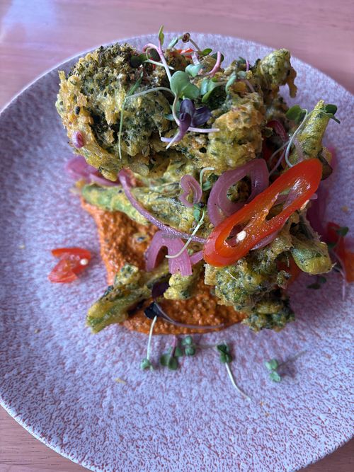Broccoli tempura   at Pink  in County Dublin