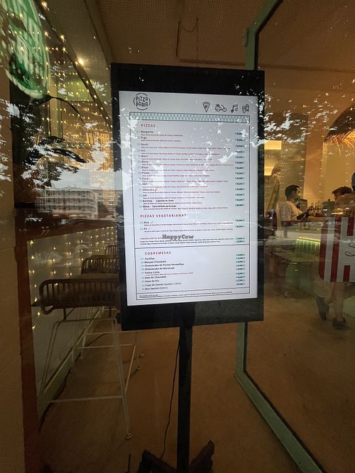 Entrance menu   at Pizza na Praia Carcavelos  in Carcavelos