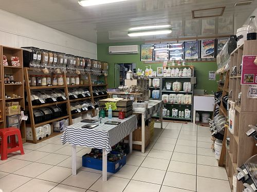 Bulk food items - lots of hard to find things  at Eco Vrac in Tahiti