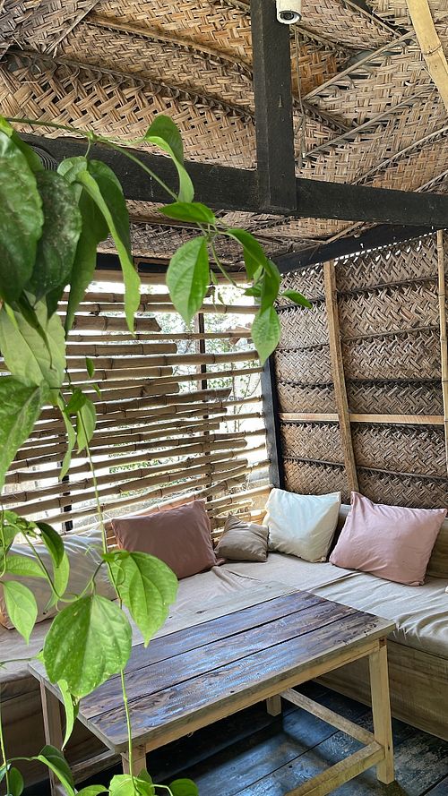 Cozy lounge area  at Soul Bay in Arugam Bay