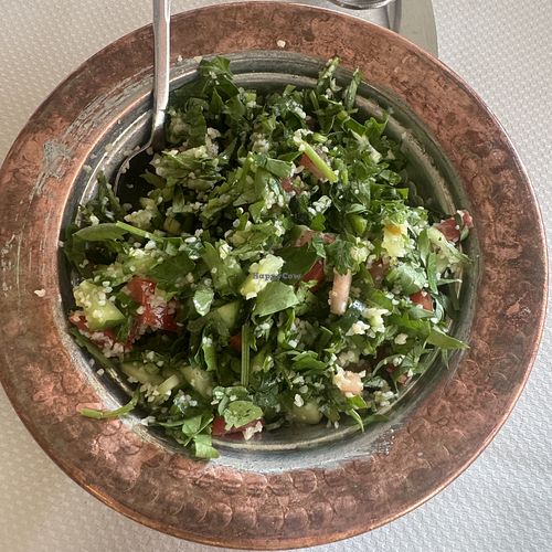 Tebbuli  at Akdeniz Hatay Sofrası in Istanbul