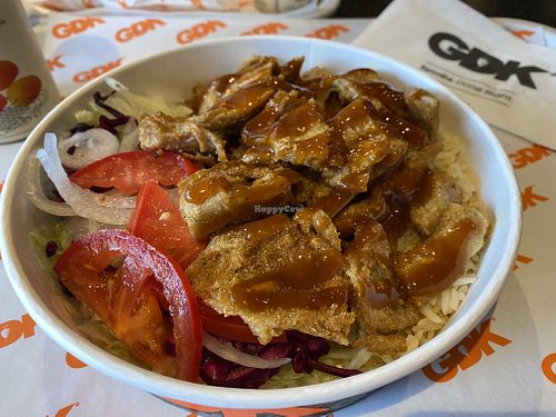 Doner rice bowl  at German Doner Kebab (GDK)  in London