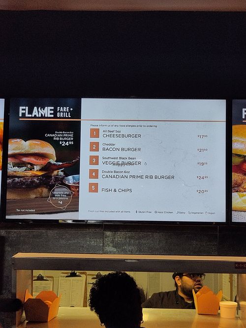  at Flame Fare & Grill in Niagara Falls