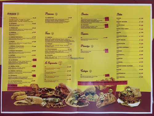 Menù principale con opzioni vegane e vegetariane (chiedere per novità e piatti del giorno)   at vamoss in Campania