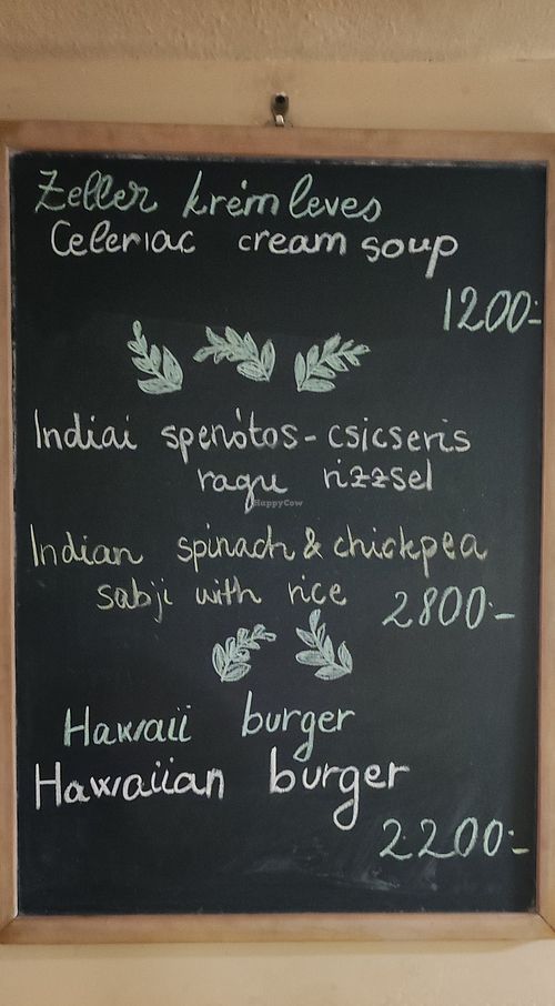 A heti menüt kóstoltuk. 😋 at Kozmosz Vegan Etterem in Budapest