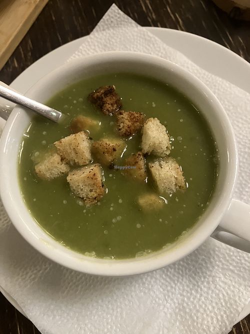   at Kozmosz Vegan Etterem in Budapest