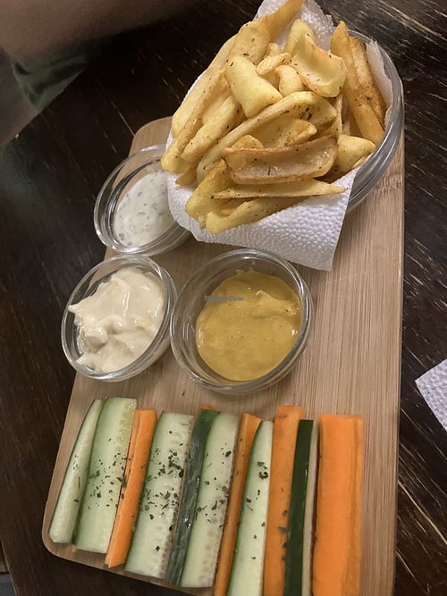   at Kozmosz Vegan Etterem in Budapest