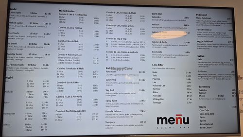  at MenuSushi  in Gallivare