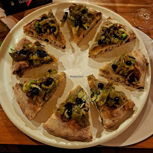 Pizza "ortaggi", senza formaggio at Lo Spela - Naturalmente pizza in Toscana