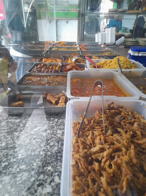 Com chay selection at Cơm Chay Diệu Huyền in Ho Chi Minh City